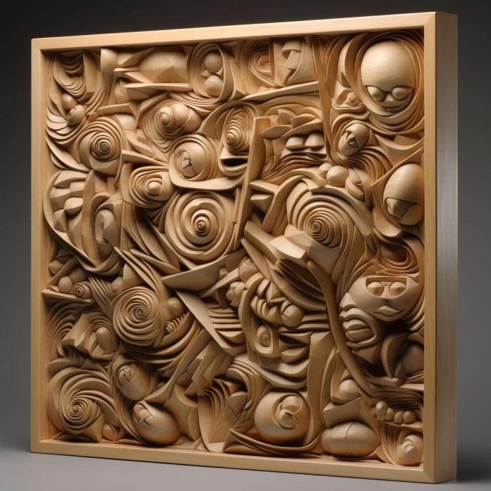 نموذج ثلاثي الأبعاد لآلة CNC 3D Art 